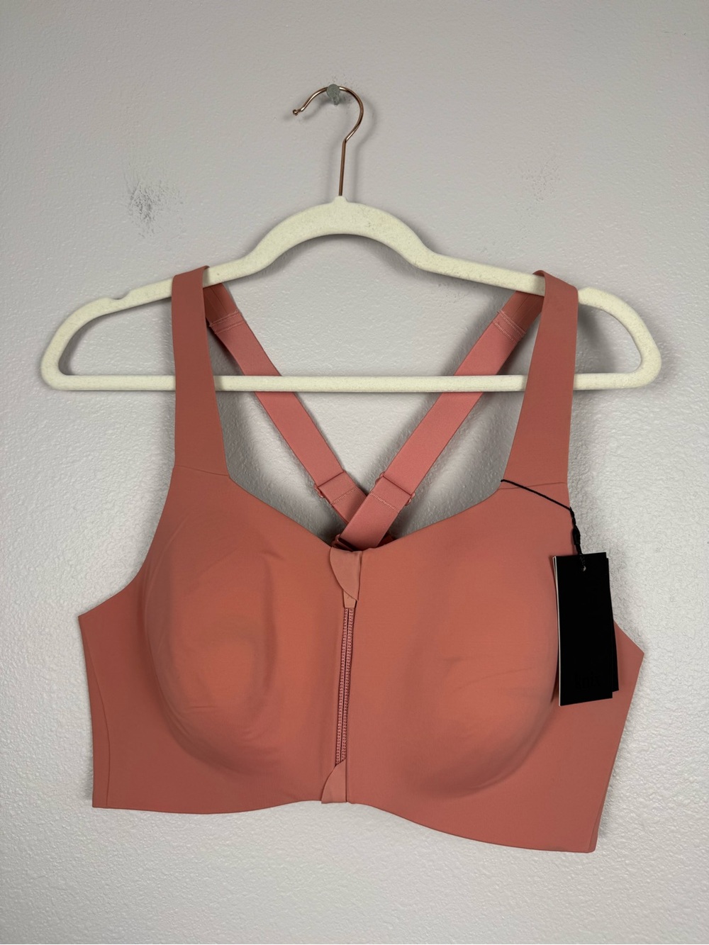 knix Catalyst Front Zip Sports Bra - Size 7